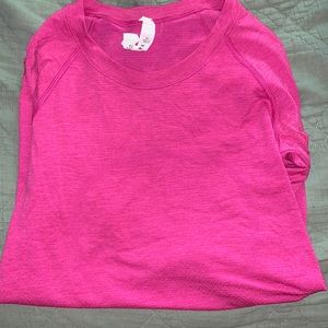 Sonic pink lululemon long sleeve shirt size 6